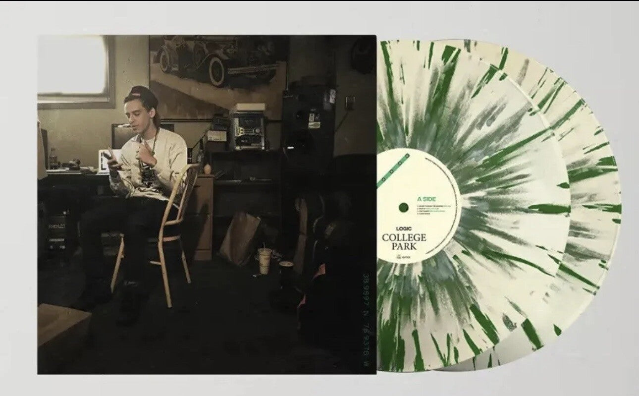 Logic College Park Exclusive Bone and Forest Green vinyl Limited 2XLP In Hand