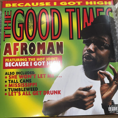 Afroman THE GOOD TIMES Cannabis Cloudy Green ETR212 2LP Vinyl IN HAND SHIPS NOW!
