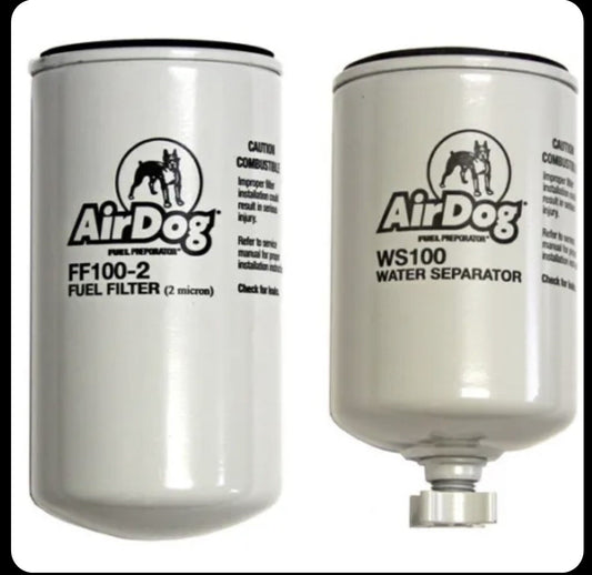 AirDog / Pureflow Replacement Fuel & Water Separator Filters (FF100-2 & WS100)