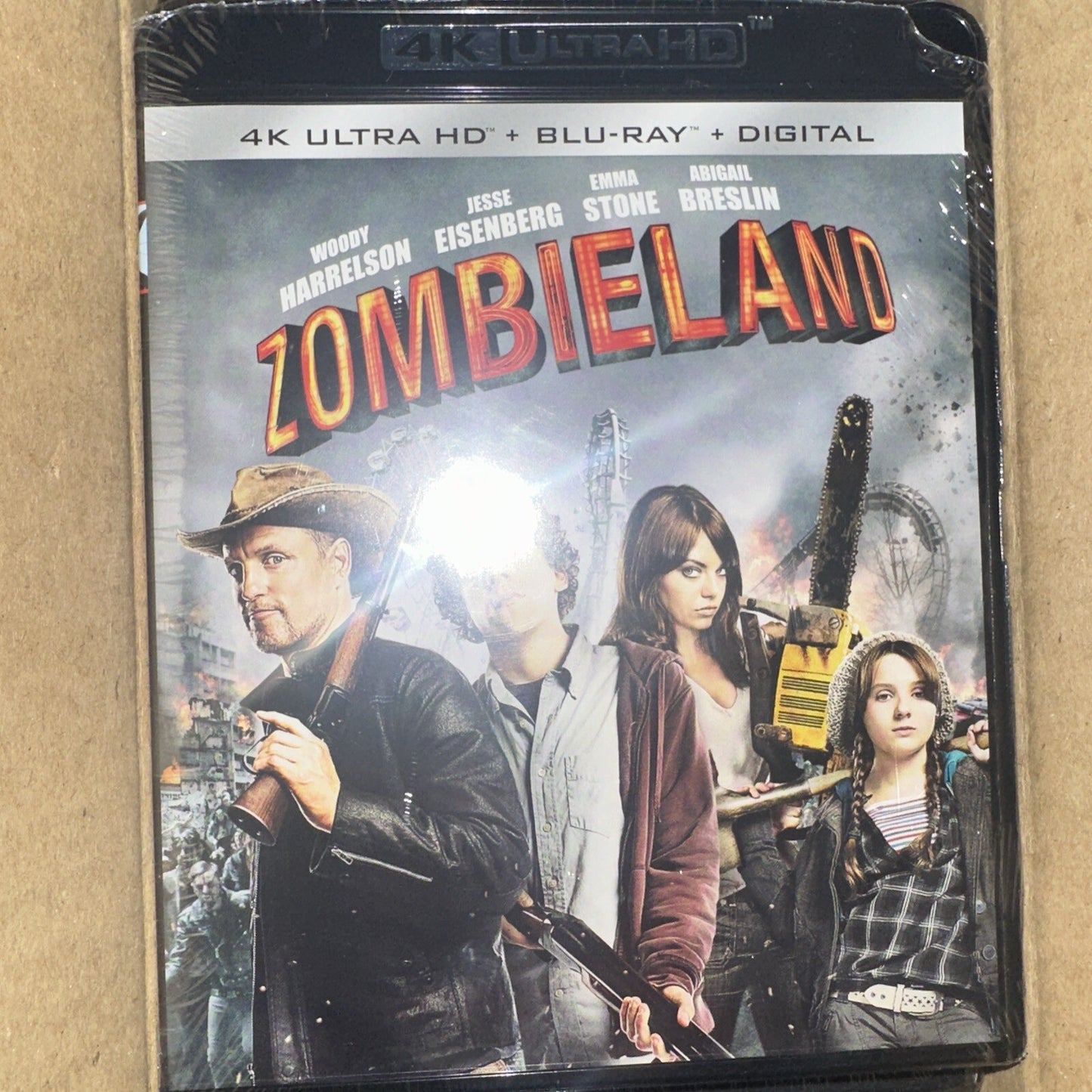Zombieland (4K Ultra HD + Blu-Ray + Digital, 2009) New