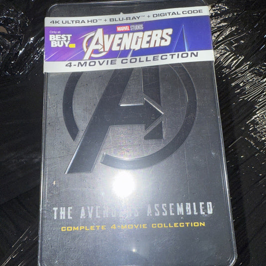 Marvel Avengers 4-Movie Collection (Steelbook)(4K Blu-ray Disc) Brand New Sealed