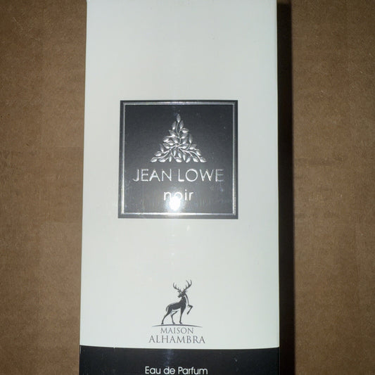 Jean Lowe Noir by Maison Alhambra for unisex EDP 3.3 / 3.4 oz New in Box