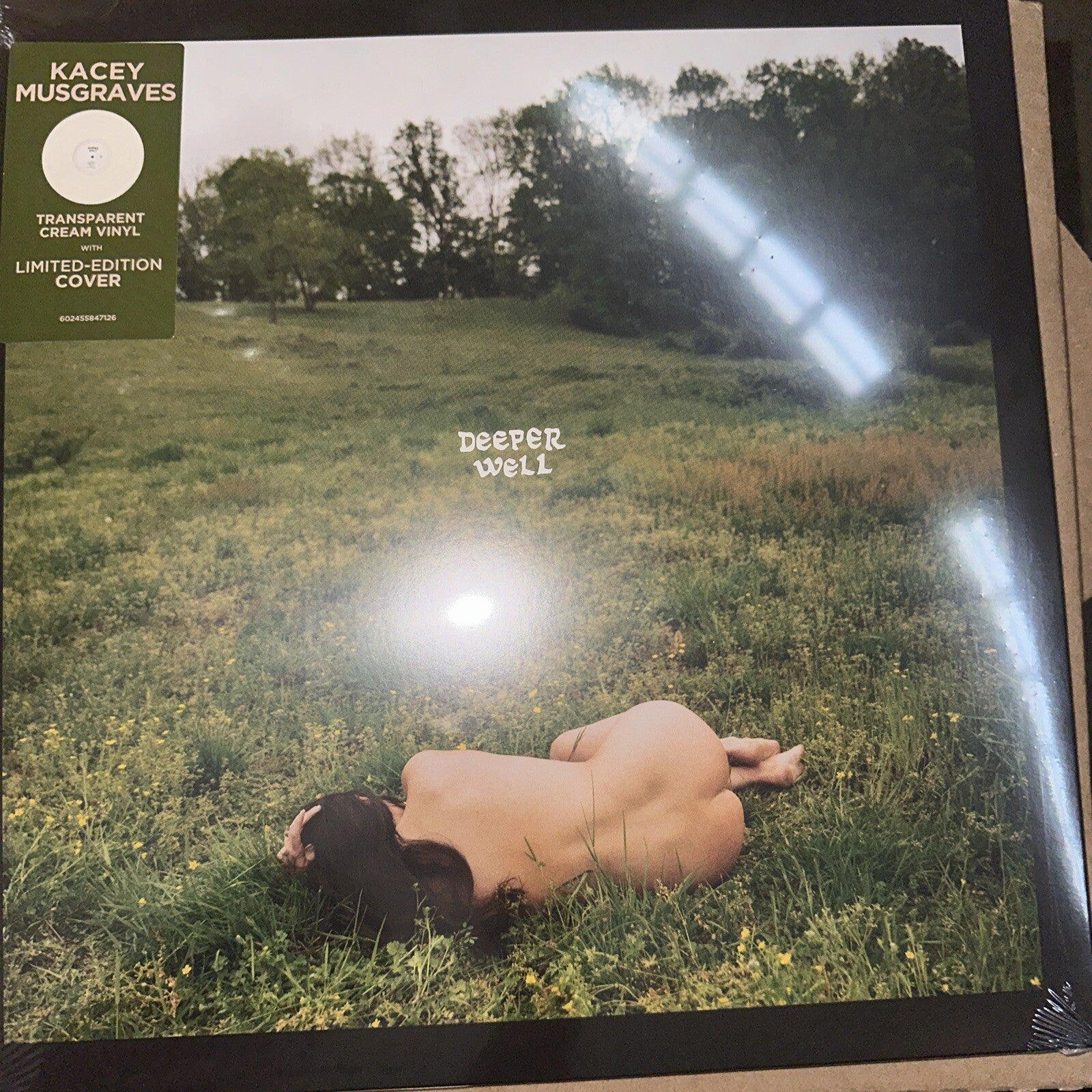 Kacey Musgraves Deeper Well Alt Art Nude Cream Transparent LP
