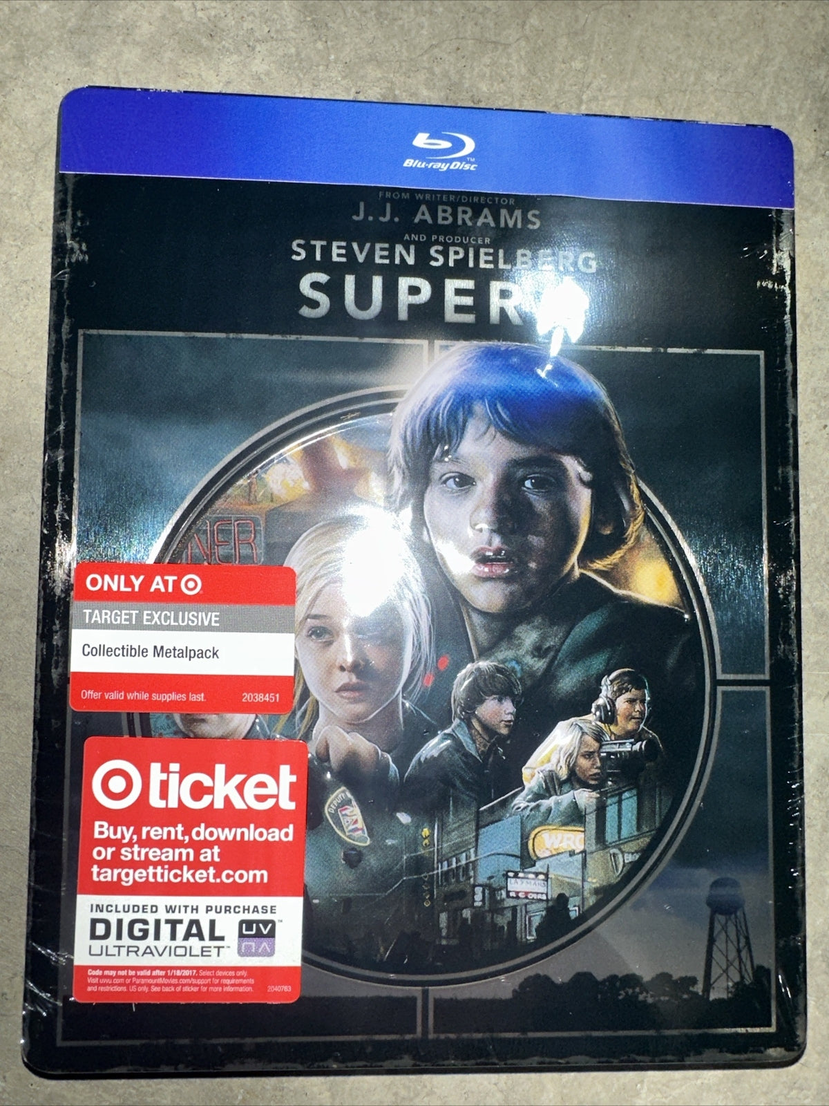 SUPER 8 - Metalpak / Steelbook (Blu-ray, 2015) Target Exclusive, RARE OOP, NEW