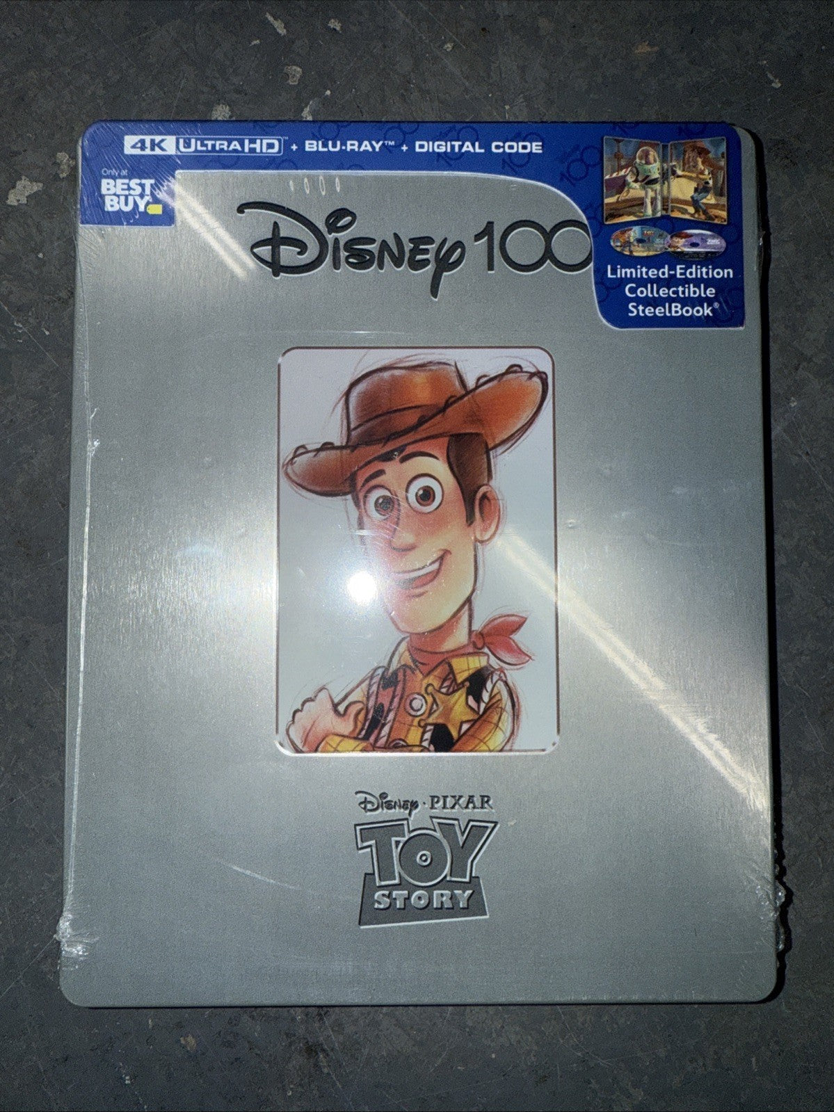 TOY STORY DISNEY 100 STEELBOOK BRAND NEW OOP 4K UHD + BLU-RAY + DIGITAL