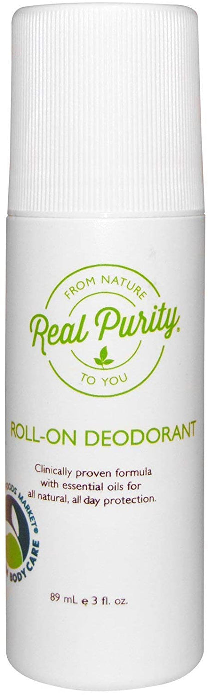 Real Purity, (2 Pack) Roll-On Deodorant
