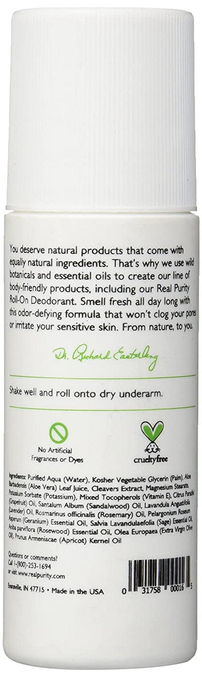 Real Purity Natural Roll On Deodorant